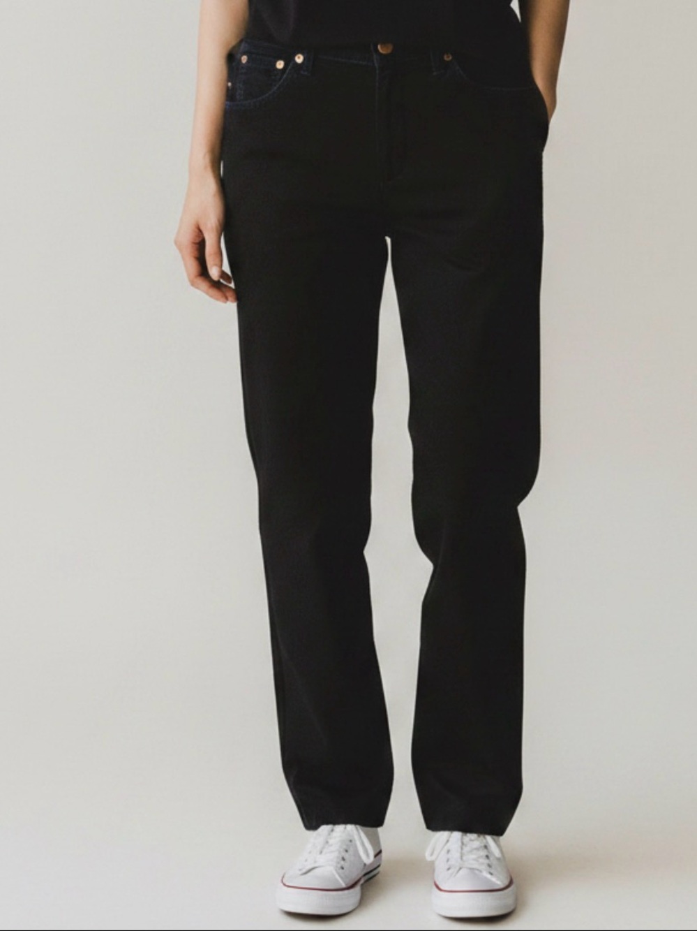 🫶🏻 Lucky Brand Corduroy Straight Black Jeans
